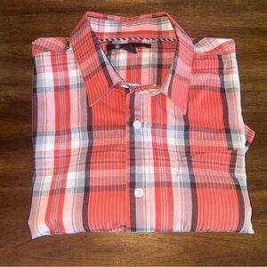 Volcom Short Sleeve  Button Down Shirt Size Large